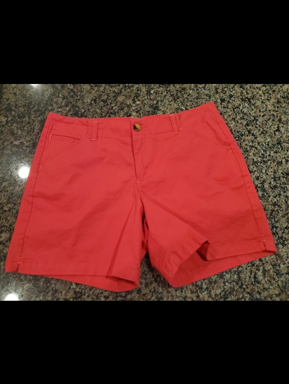 Lee Platinum Women's Coral-Red Chino Shorts
